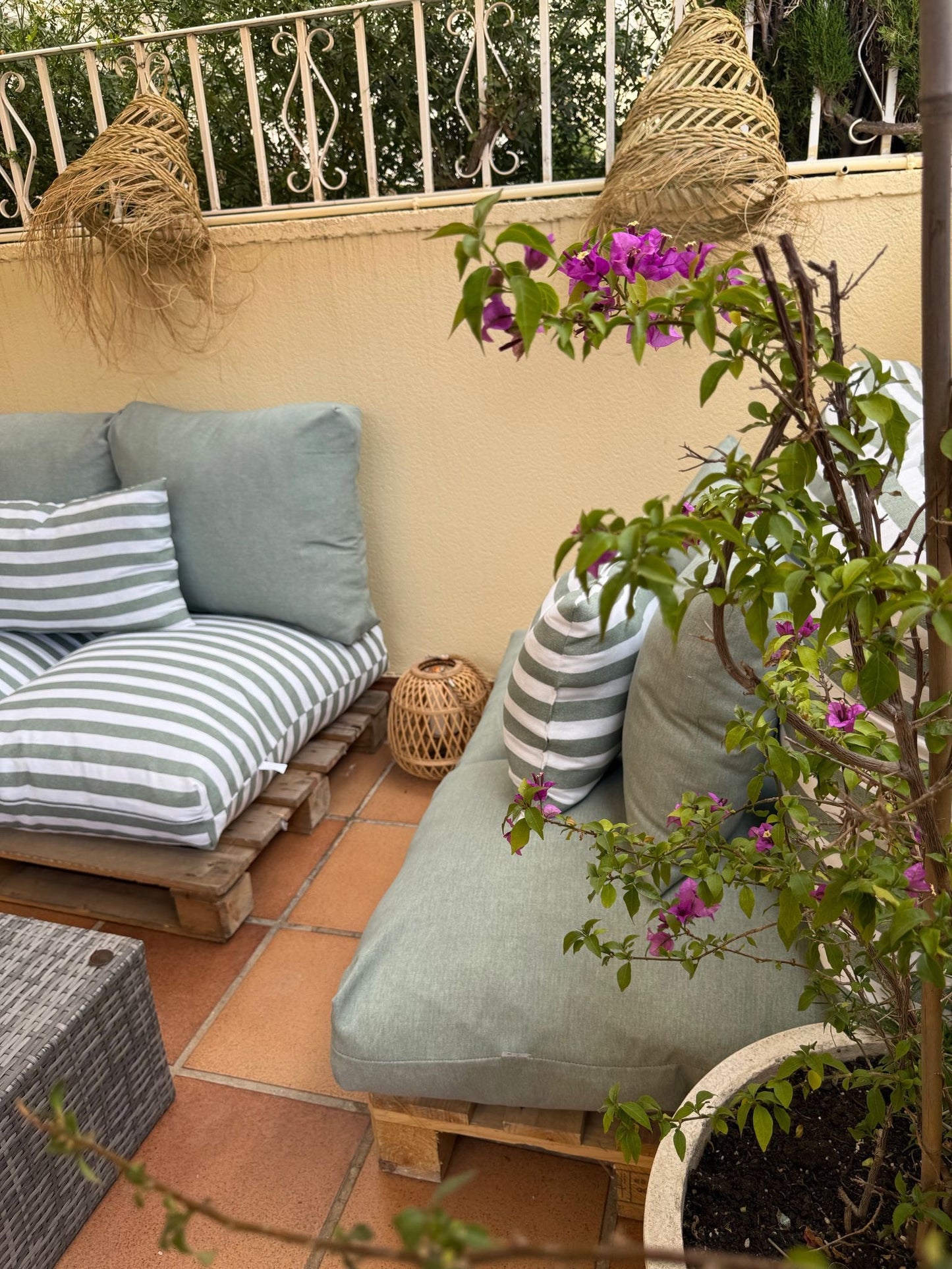 Cojín para Palets Impermeable Verde