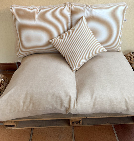 Cojín para Palets Impermeable Beige